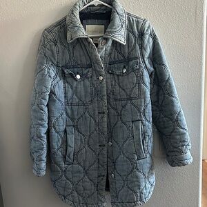 Madden Light Blue Quilted Jean Jacket